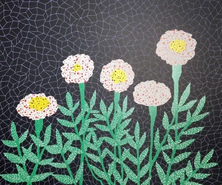 Lithografie Kusama - Flower