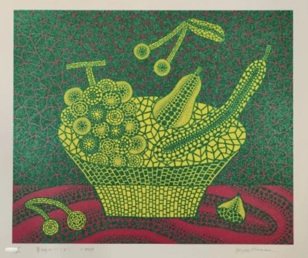 Zeefdruk Kusama - Fruitbasket
