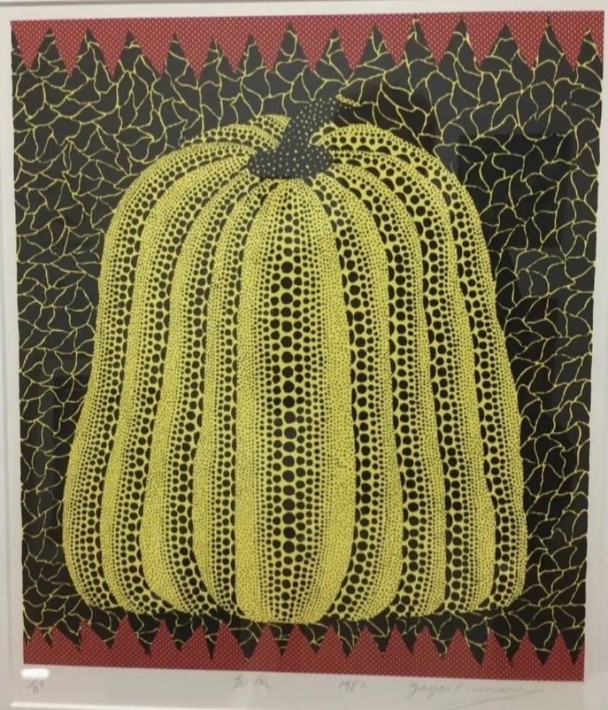 Lithografie Kusama - Pumpkin