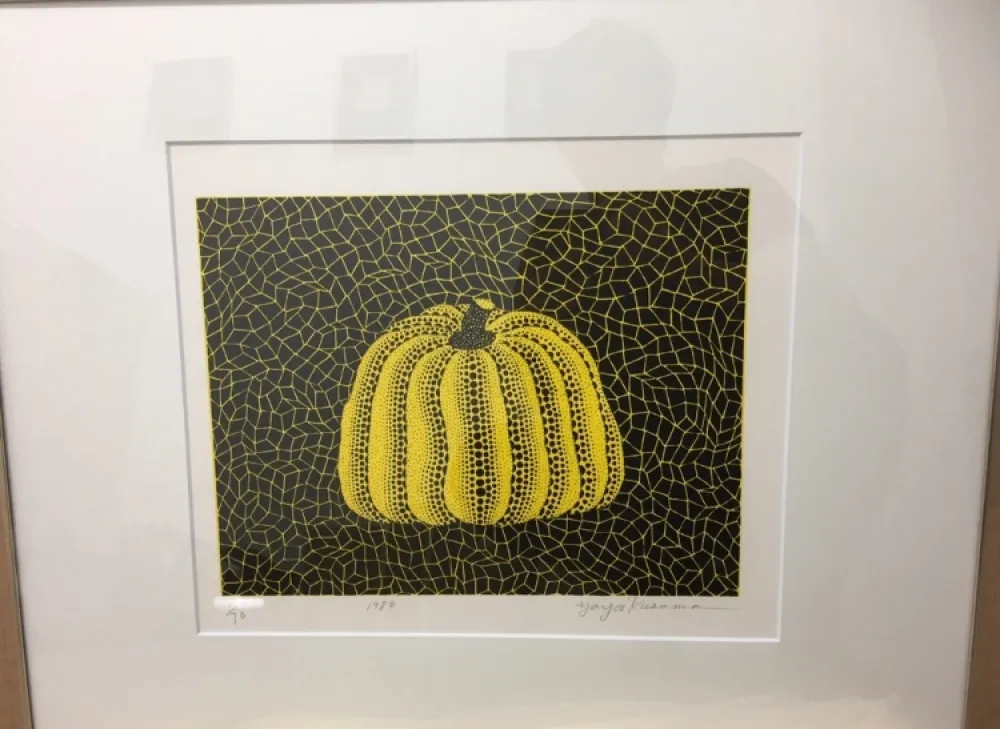 Lithografie Kusama - Pumpkin