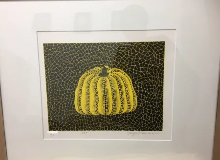 Lithografie Kusama - Pumpkin