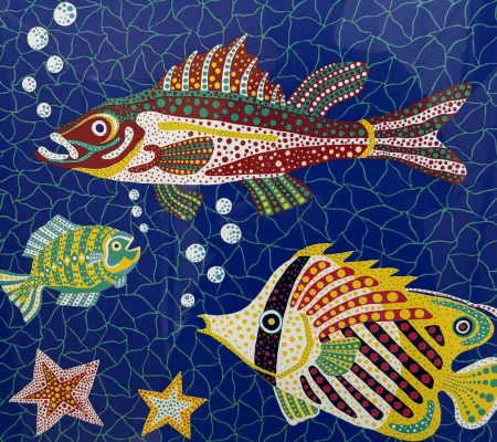 Lithografie Kusama - Sea