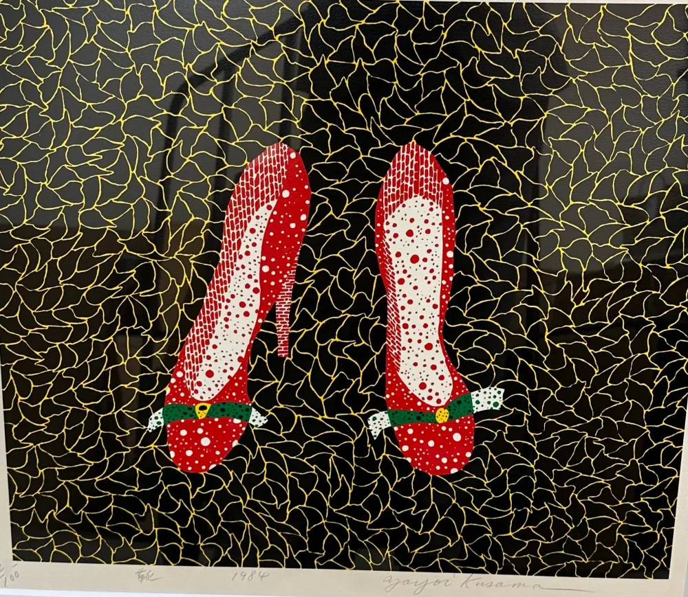 Zeefdruk Kusama - Shoes