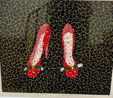 Zeefdruk Kusama - Shoes