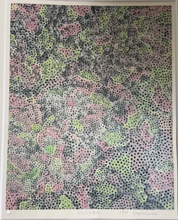 Zeefdruk Kusama - The Flowering Shinano Road