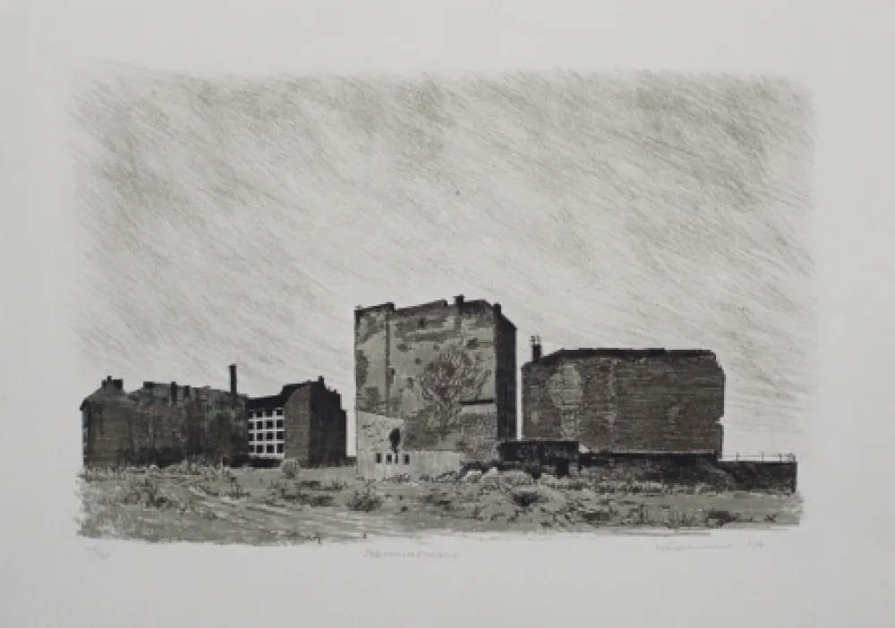 Lithografie Kuschnerus - Sebastianstrasse