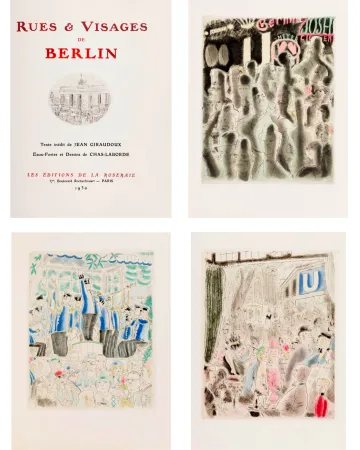 Geïllustreerd Boek Laborde - RUES ET VISAGES DE BERLIN. Ex avec suite (36 gravures) (1930)
