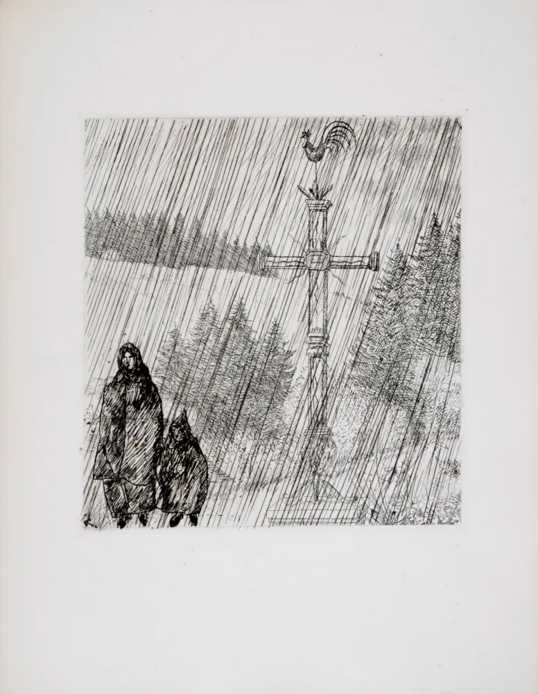 Ets Laboureur - Bretagne : Promenade au calvaire, 1946