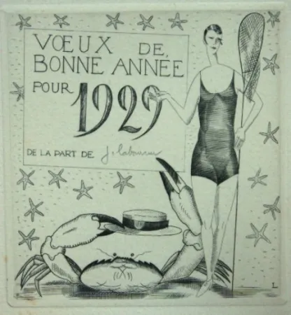 Droge Naald Laboureur - La pêcheuse au crabe.