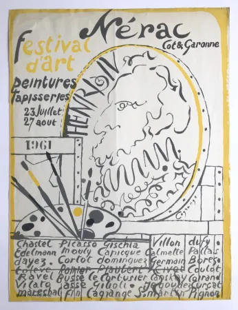 Lithografie Lagrange - Festival d'art de Nérac