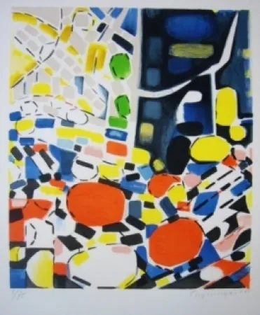 Lithografie Lagrange - Paysage 57