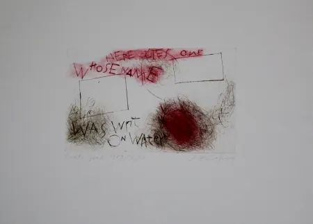 Droge Naald Lakner - Keats Grab / Keats' Grave