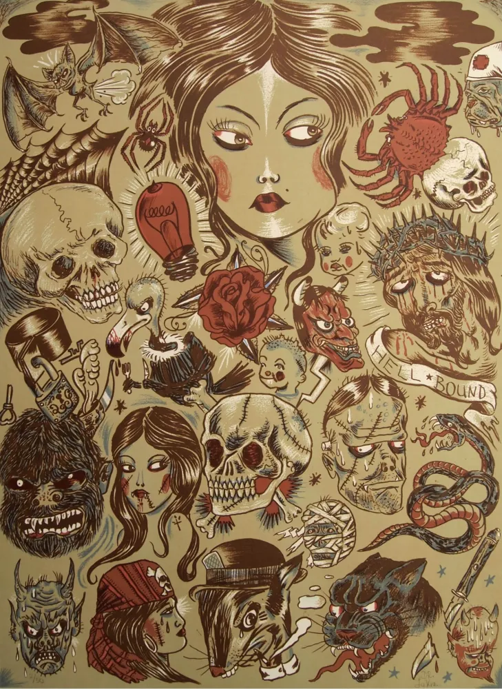 Lithografie Lakra (Dr.) - Untitled