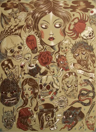 Lithografie Lakra (Dr.) - Untitled