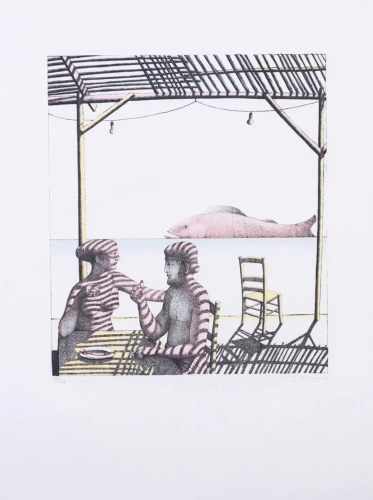 Lithografie Lalanne - ULYSSE, 1978.