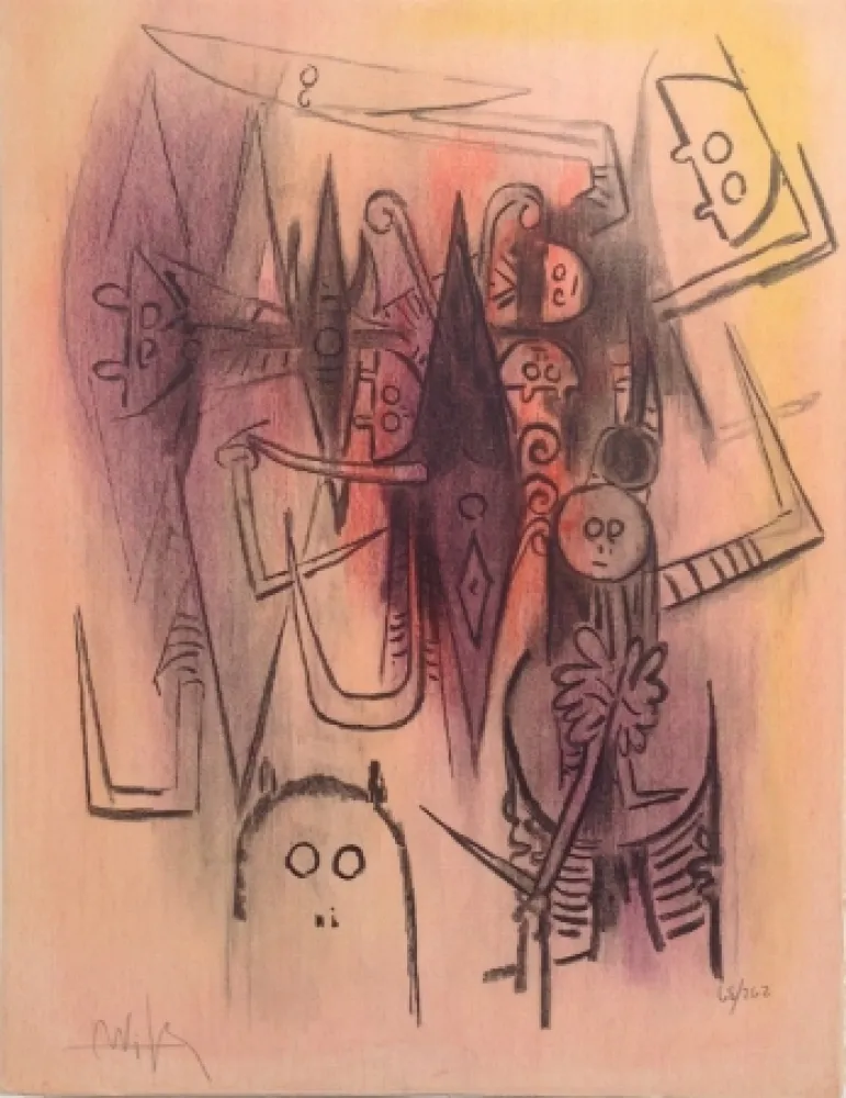 Lithografie Lam - Clairiere from Pleni Luna 