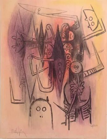 Lithografie Lam - Clairiere from Pleni Luna 