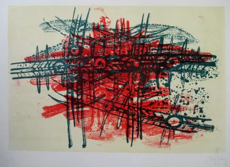 Lithografie Lam - Composition IV