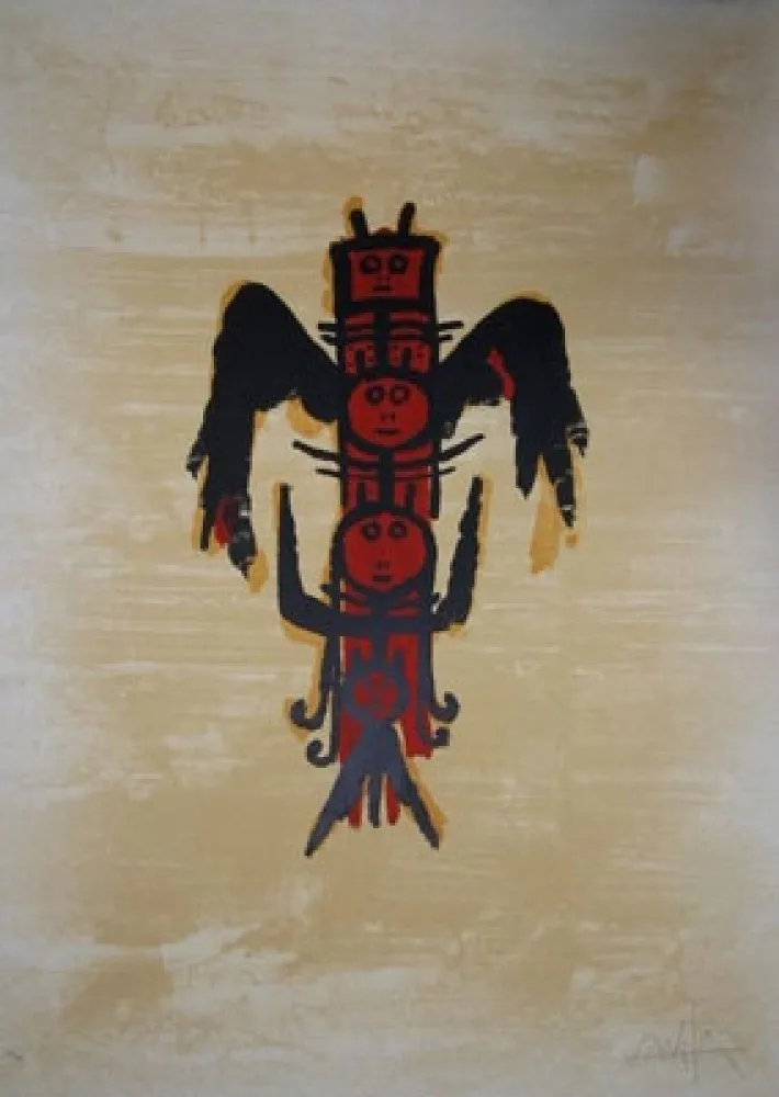 Lithografie Lam - EL ÚLTIMO VIAJE DEL BUQUE FANTASMA