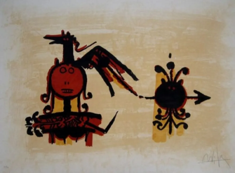 Lithografie Lam - EL ÚLTIMO VIAJE DEL BUQUE FANTASMA