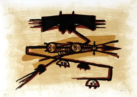 Lithografie Lam - El último viaje del buque fantasma III