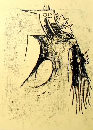 Lithografie Lam - Erker-Treffen 3