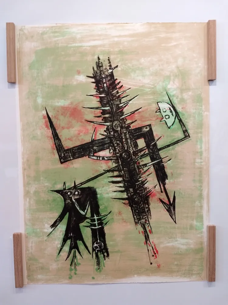 Lithografie Lam - Hommage a Picasso