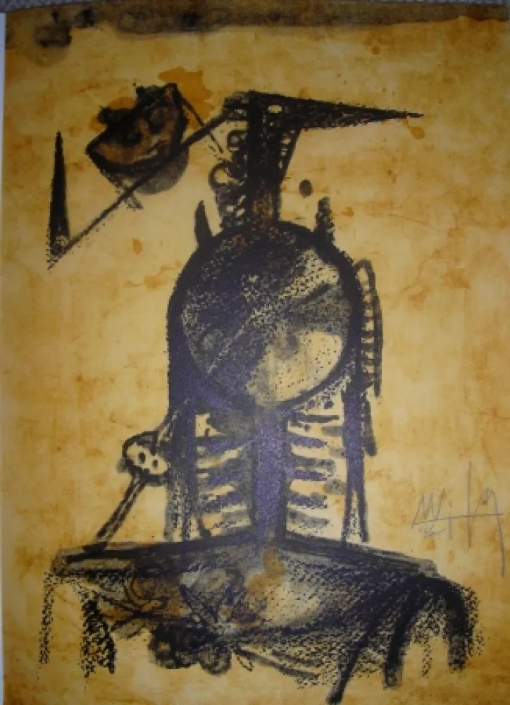 Lithografie Lam - Jean Cassou: vingt-deux poèms