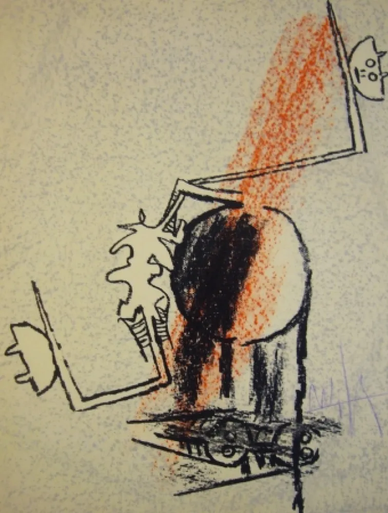 Lithografie Lam -  Le monde de l'art n'est pas le monde du pardon