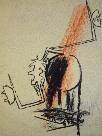 Lithografie Lam -  Le monde de l'art n'est pas le monde du pardon