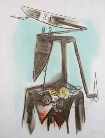 Lithografie Lam - Le regard vertical 2