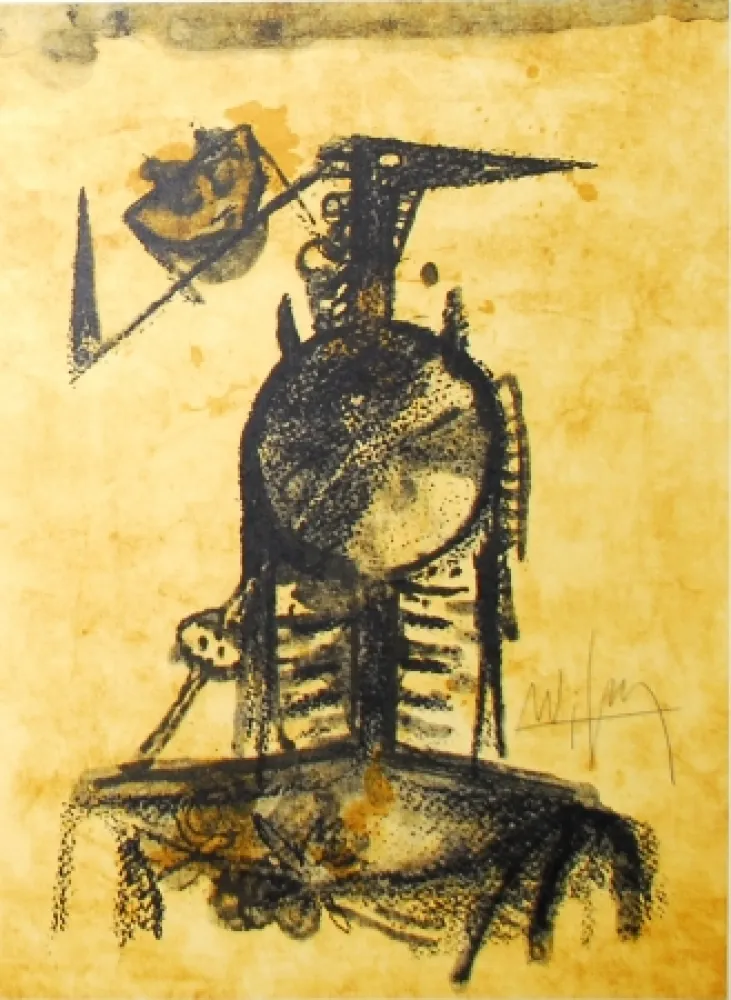 Lithografie Lam - Les amis