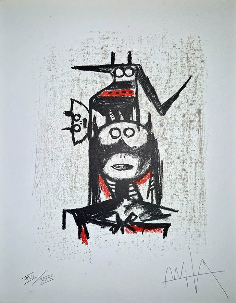 Lithografie Lam - Sans titre