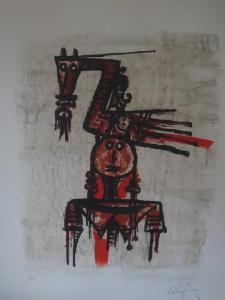 Lithografie Lam - Sans titre