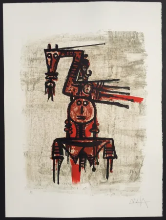 Lithografie Lam - Sans Titre (7604)