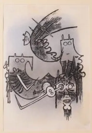 Lithografie Lam - SENZA TITOLO