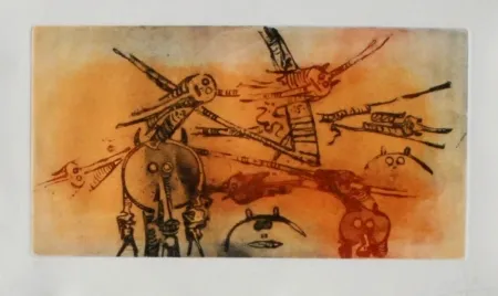 Ets En Aquatint Lam - Senza titolo