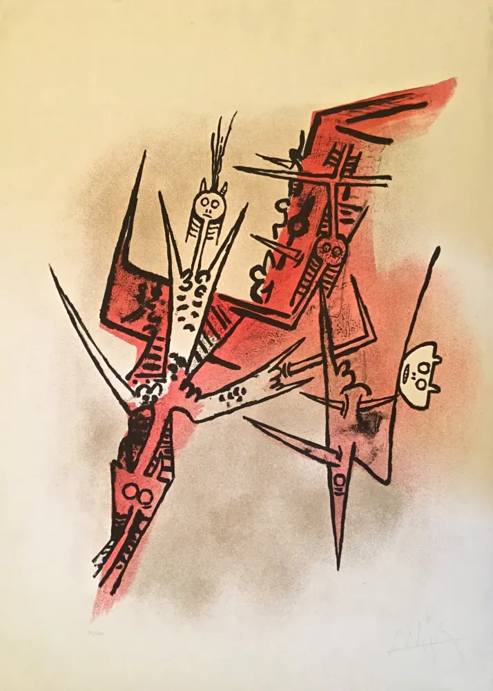 Lithografie Lam - Untitled