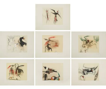 Ets En Aquatint Lam - Untitled Suite (TR 7901-7907)