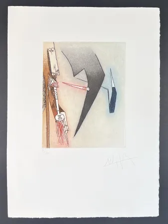 Gravure Lam - Wifredo Lam (1902-1982) - Coloured etching and aquatint - 1966