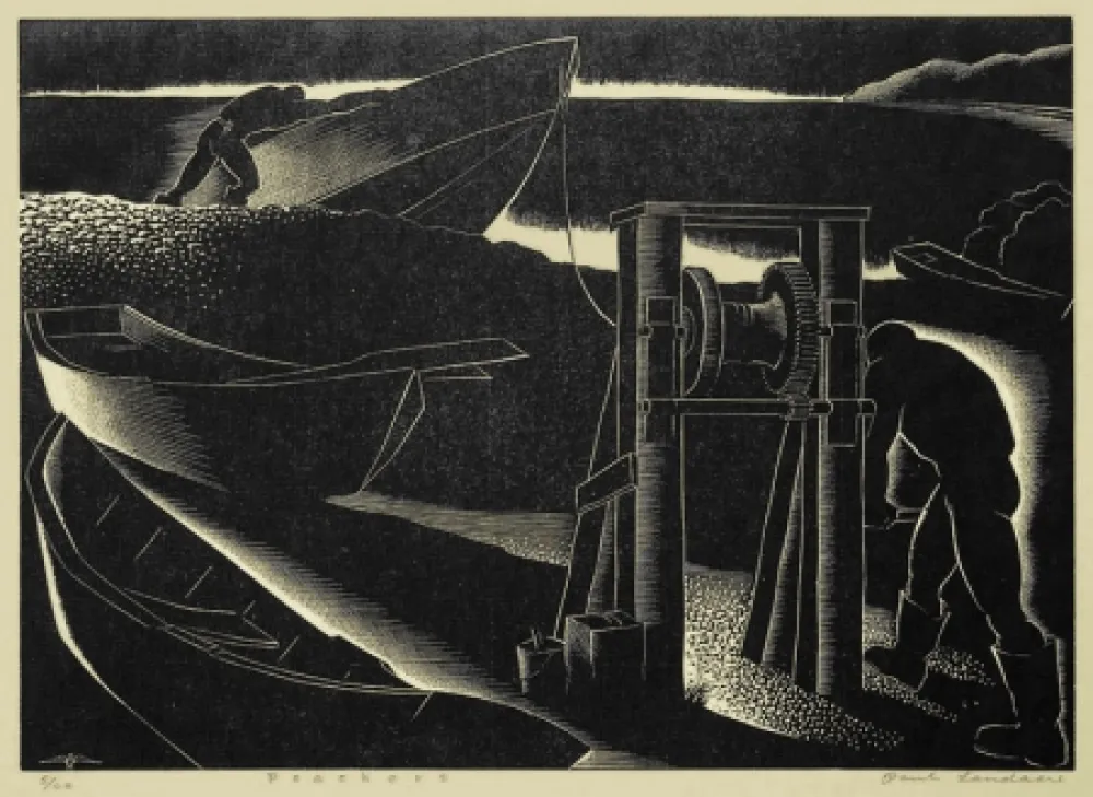 Reliëf Landacre - Poachers