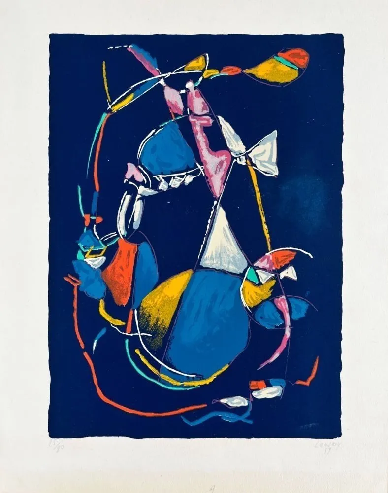 Lithografie Lanskoy - Abstract Compositon