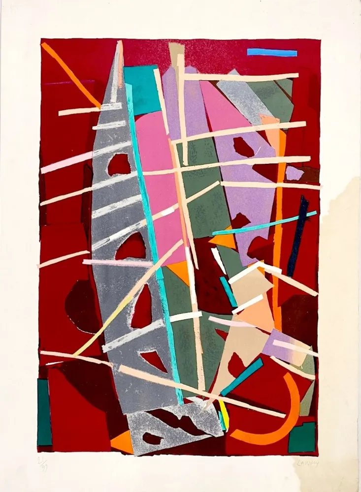 Lithografie Lanskoy - Composition