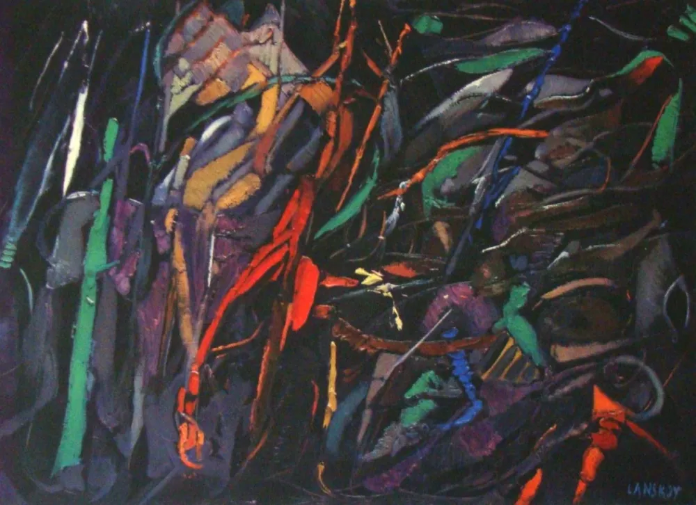 Lithografie Lanskoy - Nostalgie vaincue