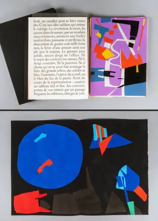 Geïllustreerd Boek Lanskoy - Pierre Lecuire : CORTÈGE. 24 pochoirs (ex. de tête avec suite complète) 1959.