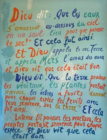 Lithografie Lanskoy - Que les eaux s'amassent