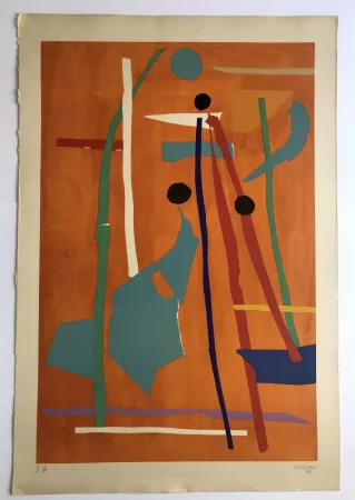 Lithografie Lanskoy - Sans titre