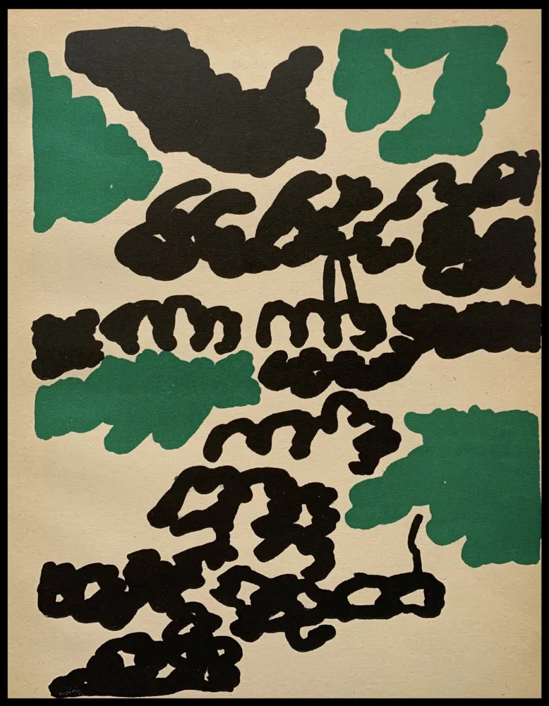 Lithografie Lapicque - Composition 