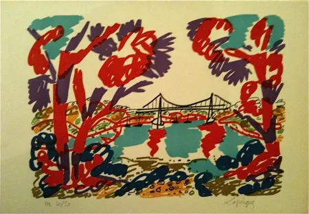 Lithografie Lapicque - Sans titre