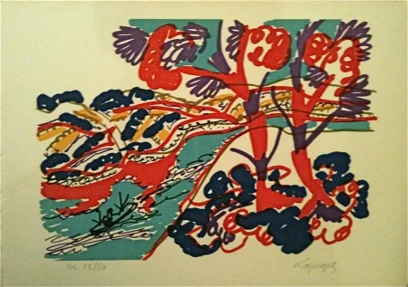 Lithografie Lapicque - Sans titre